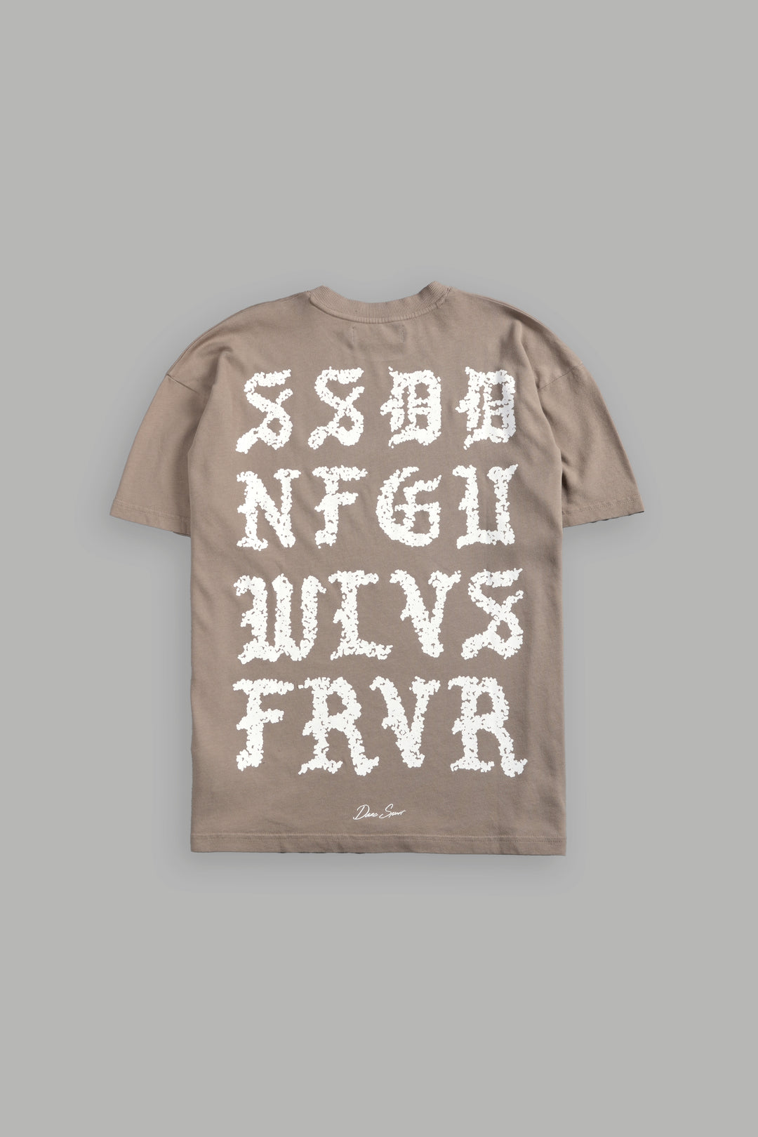 Stone Code "Pump Cover" Tee in Taupe