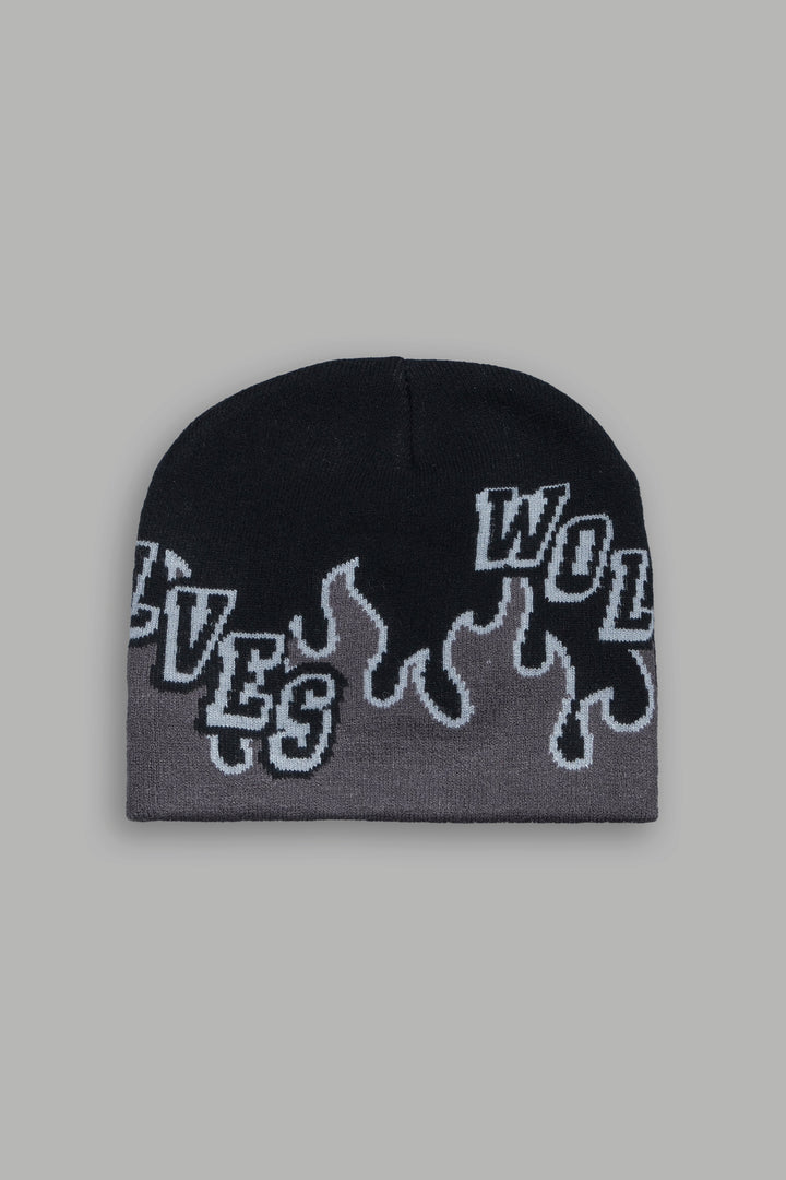 Stairs Cap Beanie In Black
