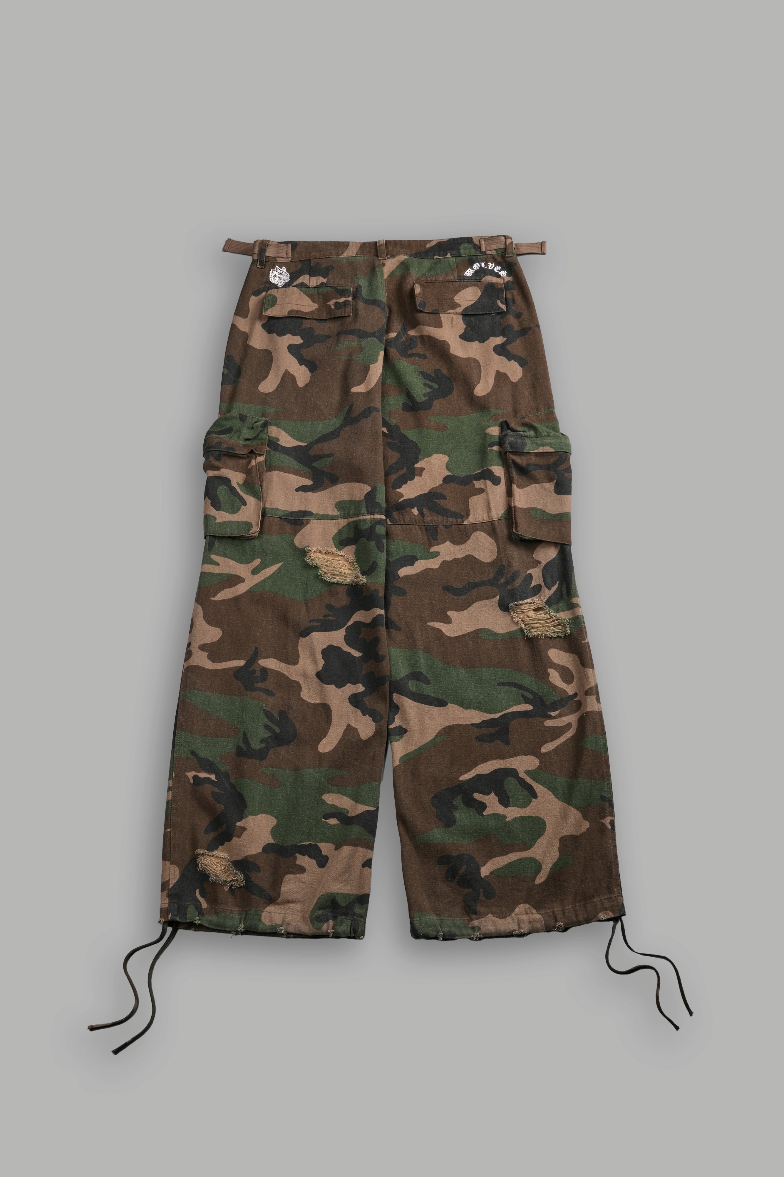Wolf Chopper Duke Cargo Pants in Woodland Camo