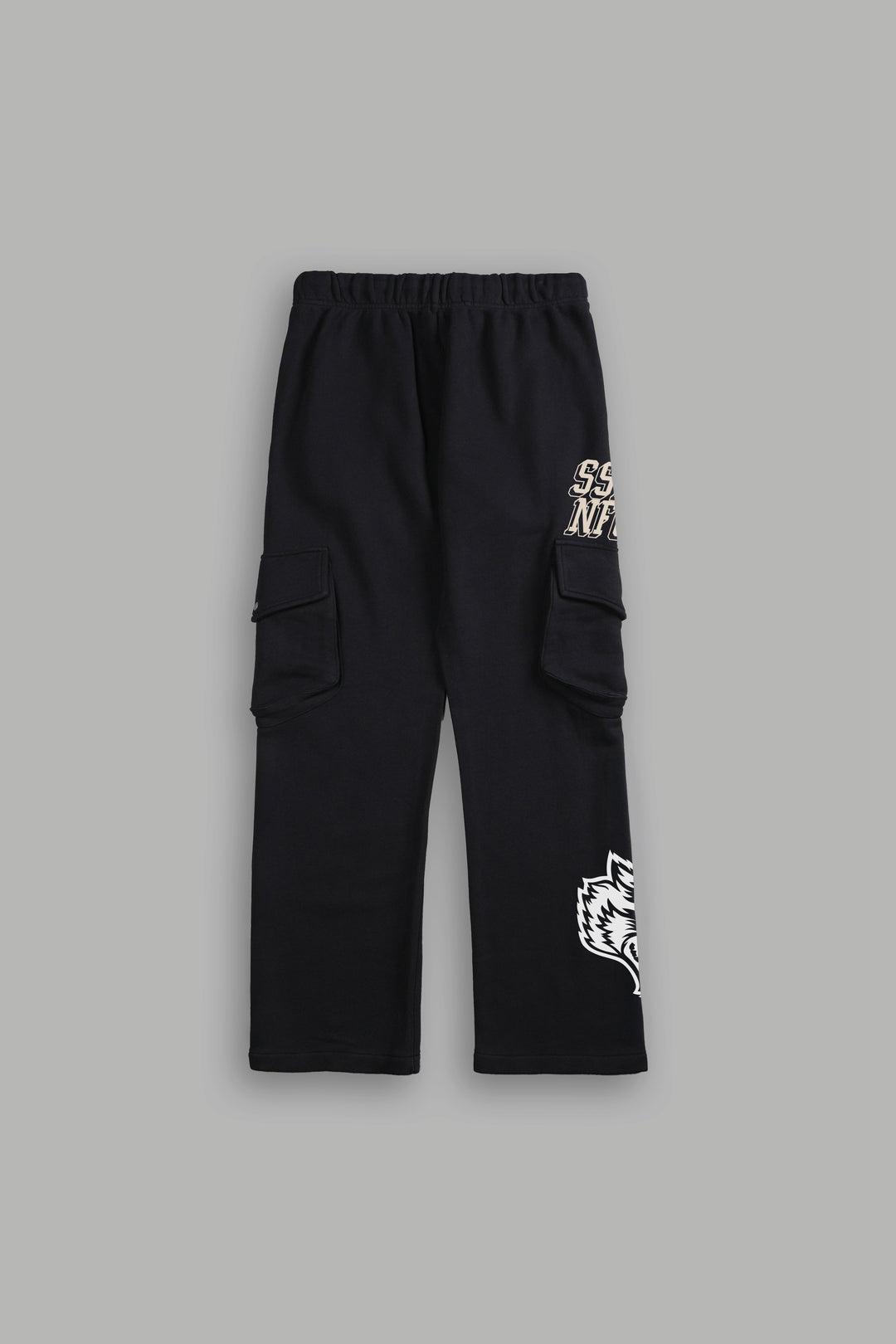 La Ca Frvr Bigelow Cargo Sweat Pants in Black