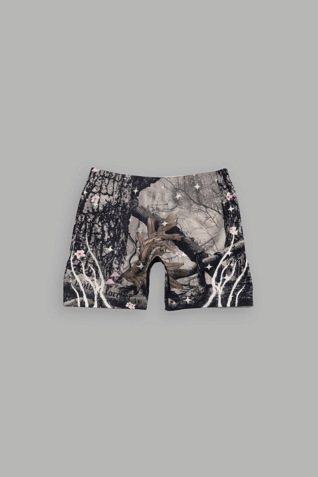 Warrior's Fire Everson Seamless Katya Shorts in Starry Blossom Woodland Camo