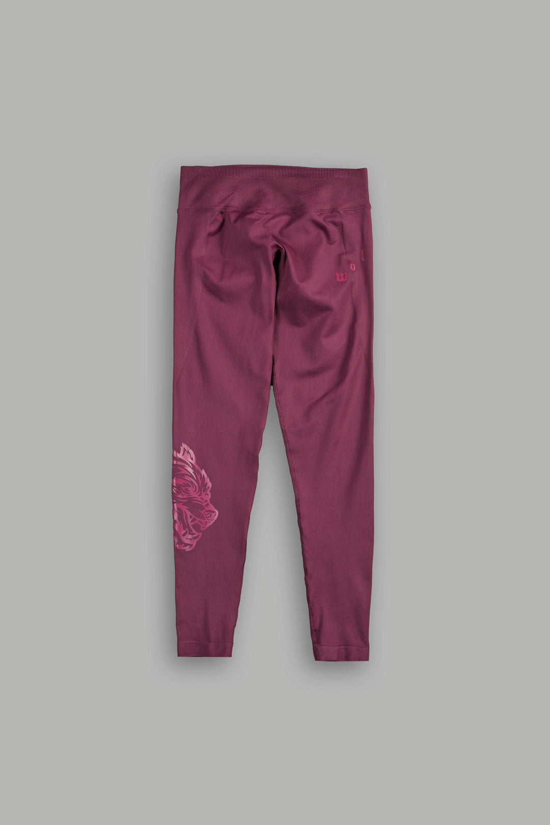 Wolf Pyramid Evey Seamless Leggings In Deep Cherry Red