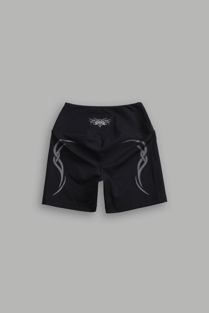 Dual Finite Code Beau Shorts in Black