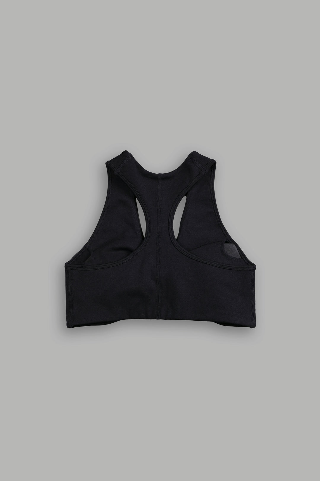 Single Wolf "Everson" Seamless Twist Bra in Black