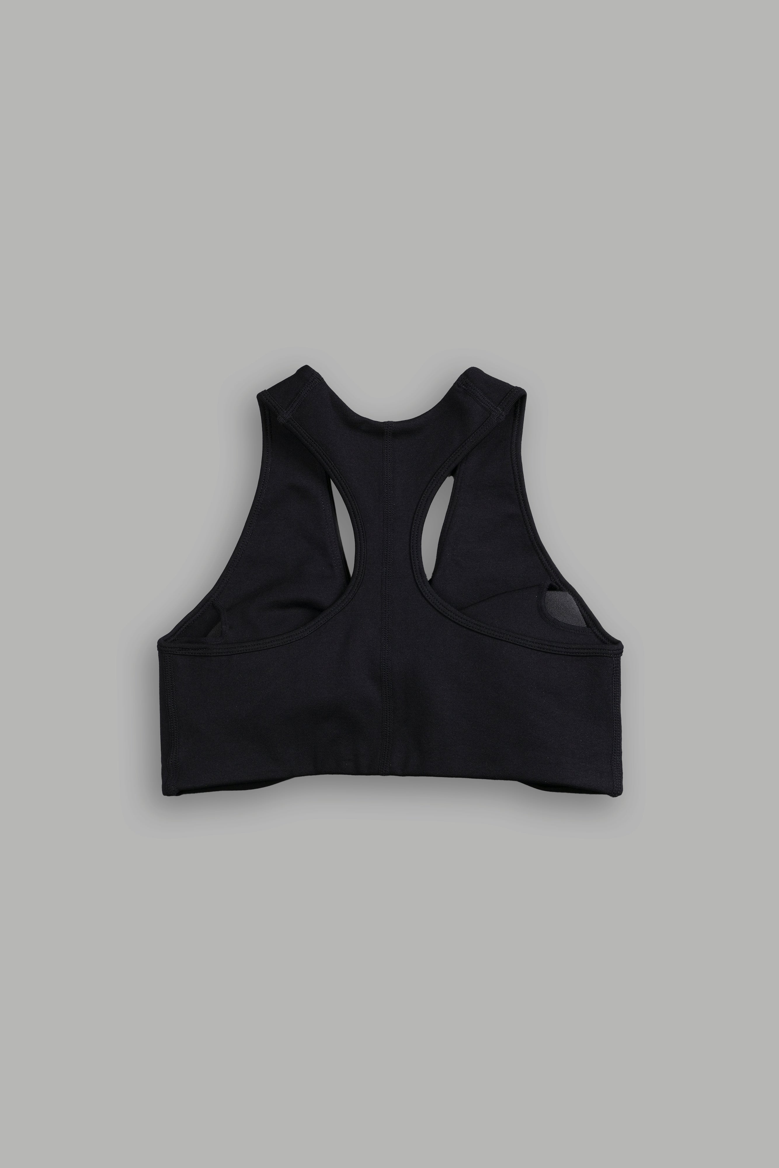 Single Wolf "Everson" Seamless Twist Bra in Black
