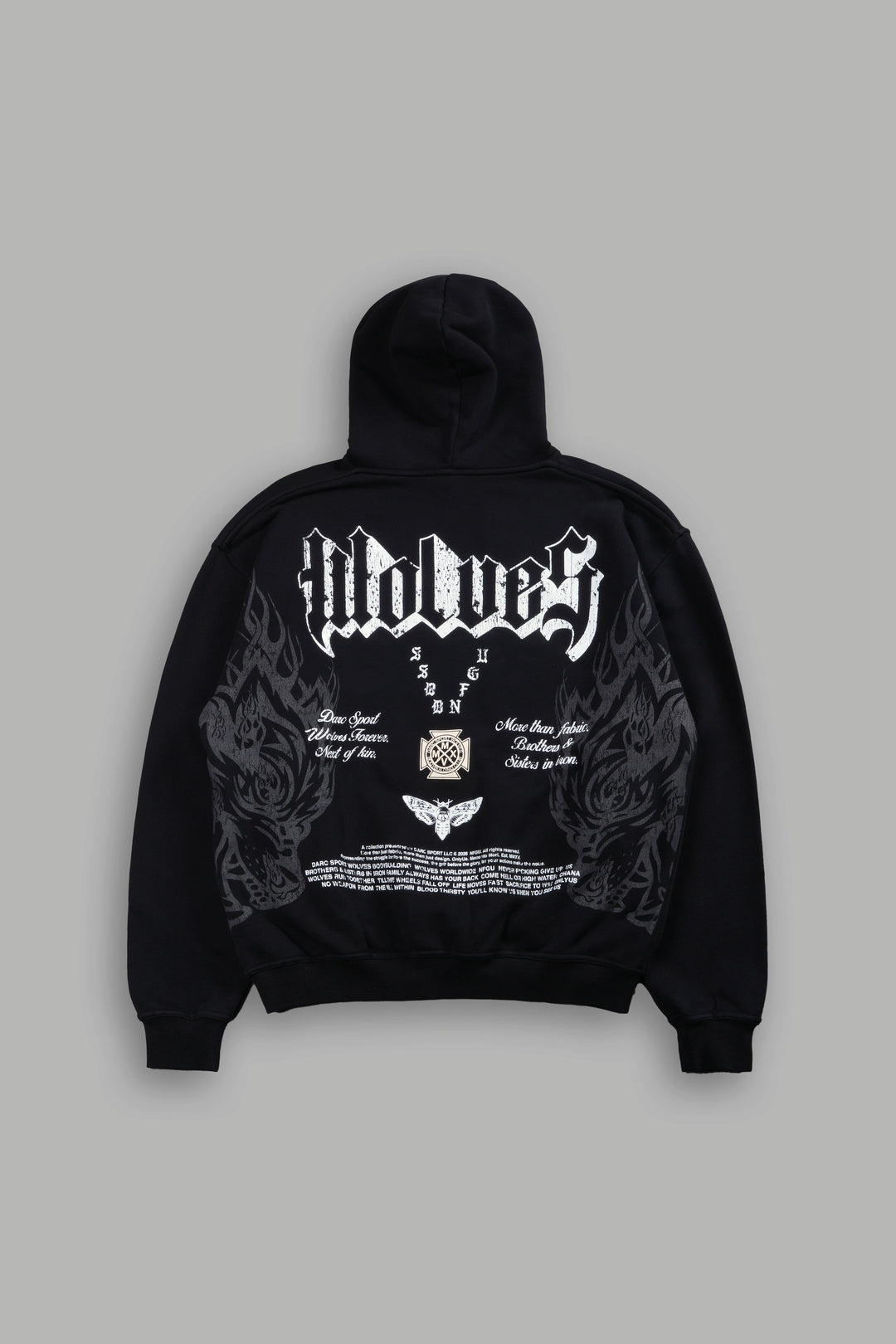 Wlvs Fire Bishop Hoodie in Black