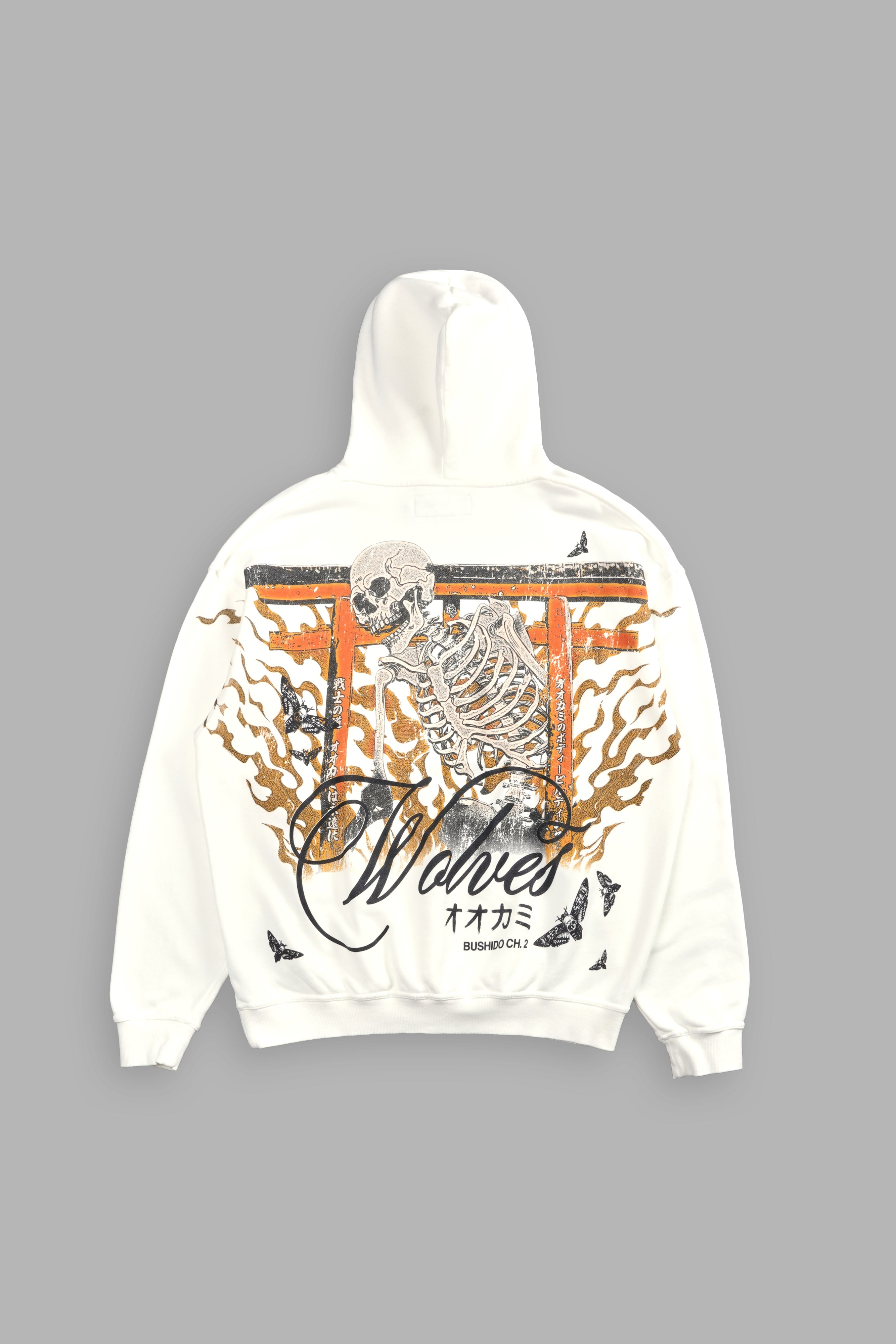 (1 Of 500) Through The Gates "Bishop" Hoodie in Cream