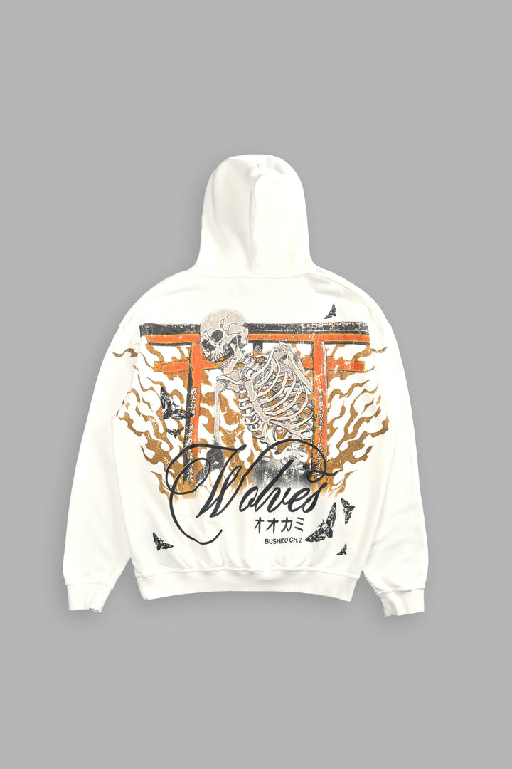 (1 Of 500) Through The Gates "Bishop" Hoodie in Cream