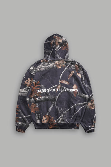 Always Loyal "Pierce" Hoodie in Storm Blue Woodland Camo