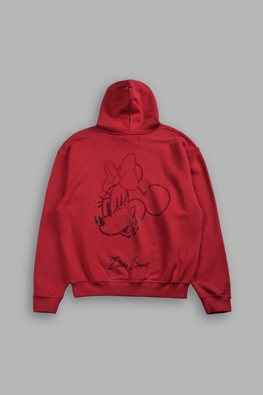 Watch Her Shine Pierce Hoodie in Carmine Red