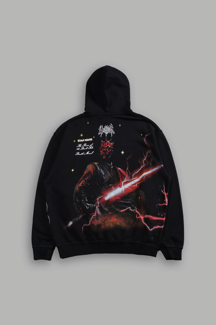 Darth Maul "Side-By-Side" Pierce Hoodie in Black