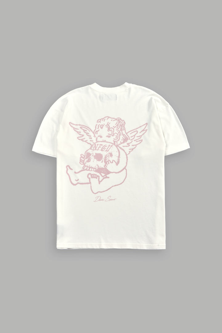 Cherub and the Skull "Pump Cover" Tee in Cream
