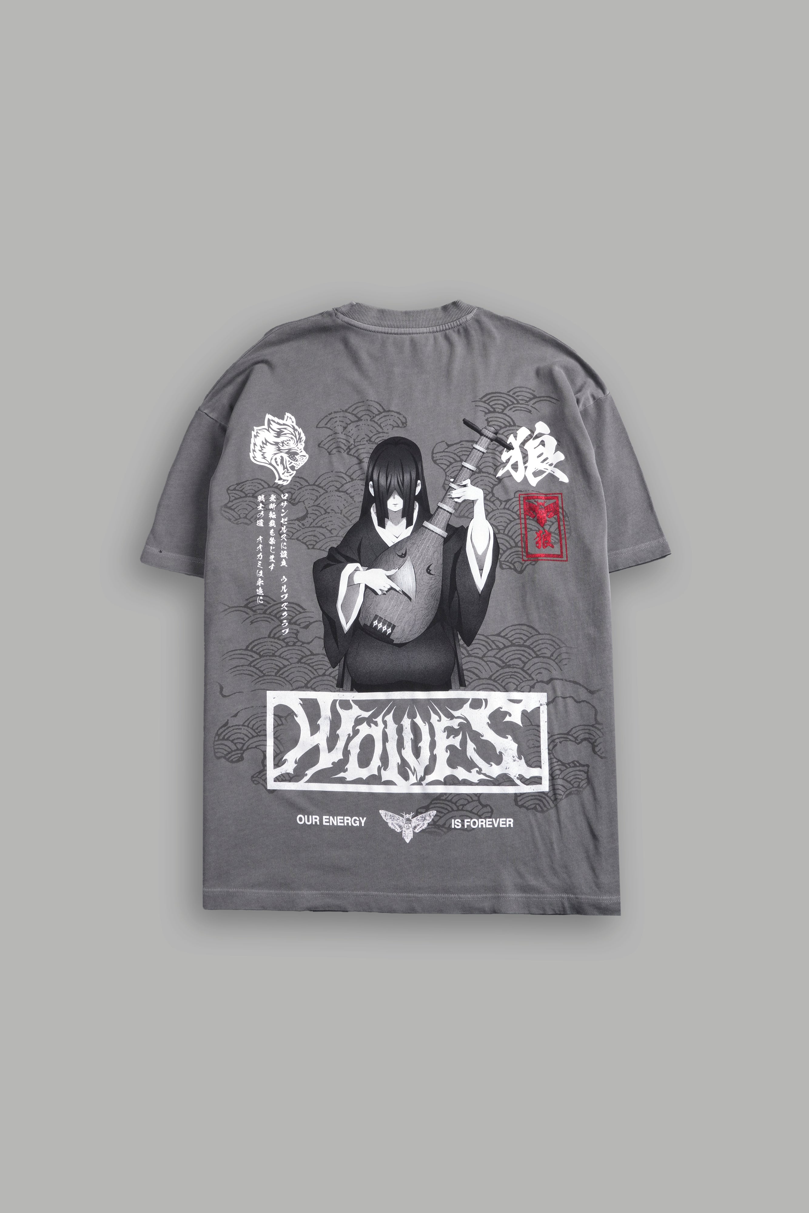 Song of Infinity "Premium" Oversized Tee in Dove Gray