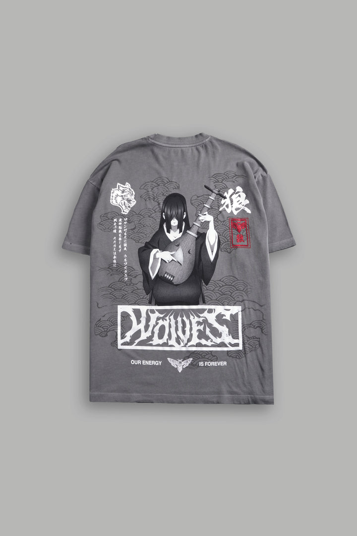 Song of Infinity "Premium" Oversized Tee in Dove Gray