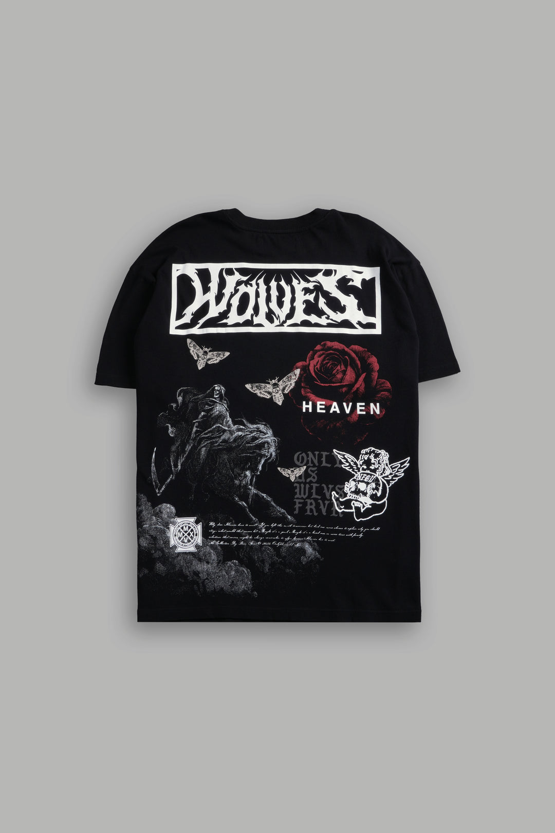 Night Reaping "Premium" Oversized Tee in Black