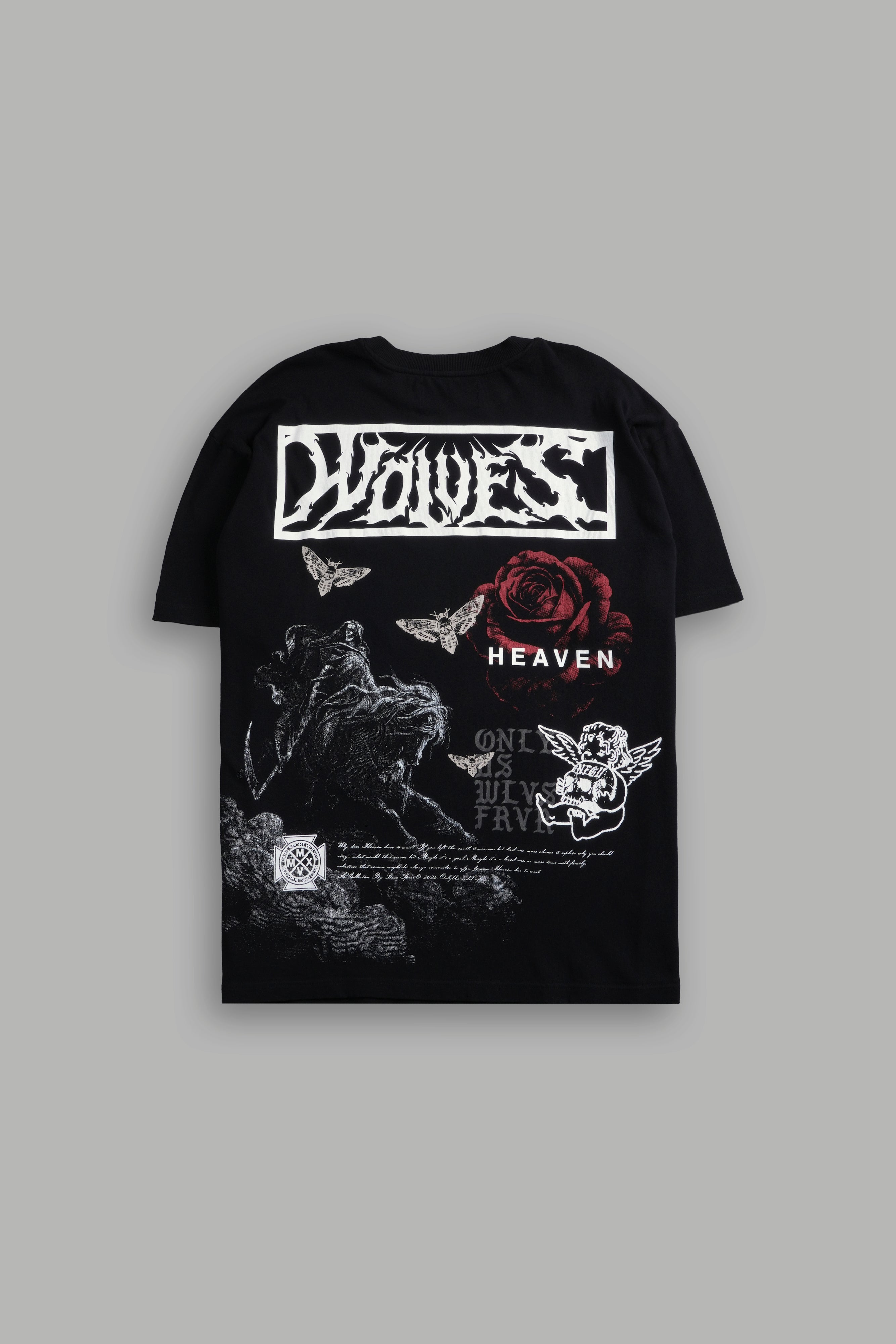 Night Reaping "Premium" Oversized Tee in Black