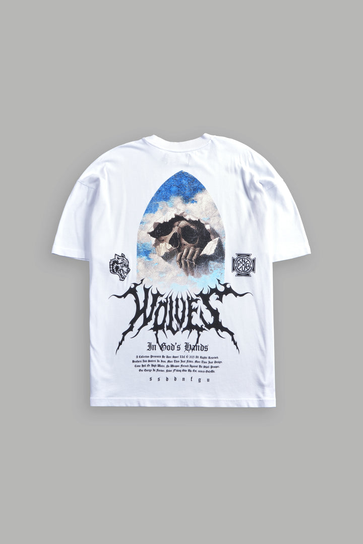 Through The Clouds "Premium" Oversized Tee in White