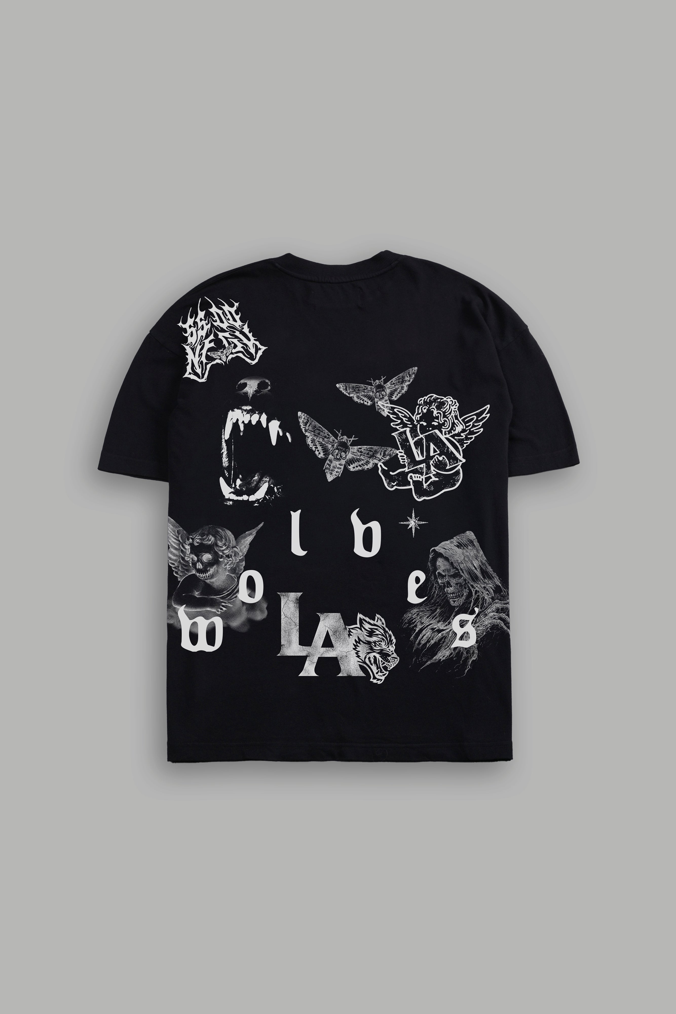 Homage to LA V2 Premium Oversized Tee in Black
