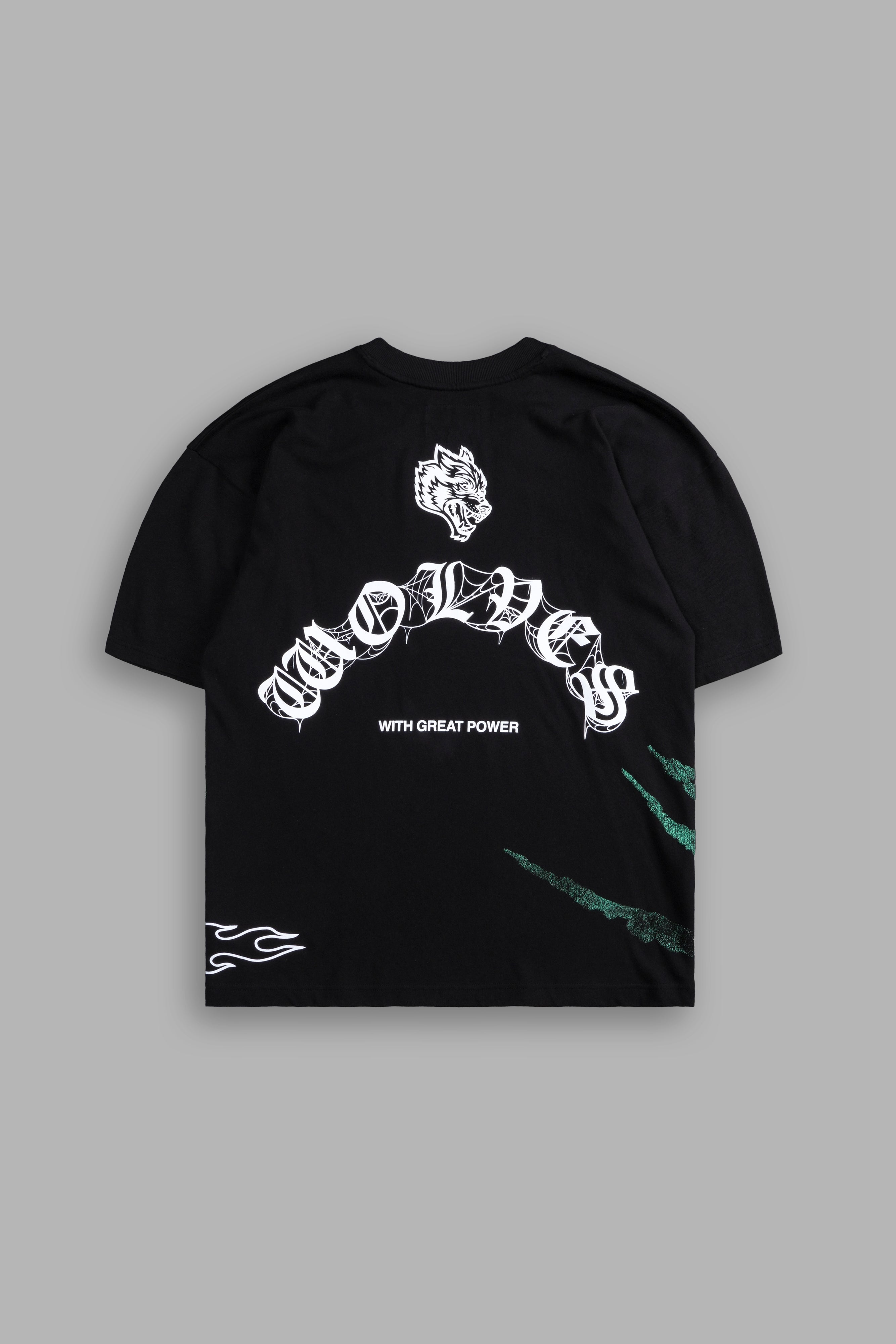 Mysterio "Side By Side" Oversized Tee in Black