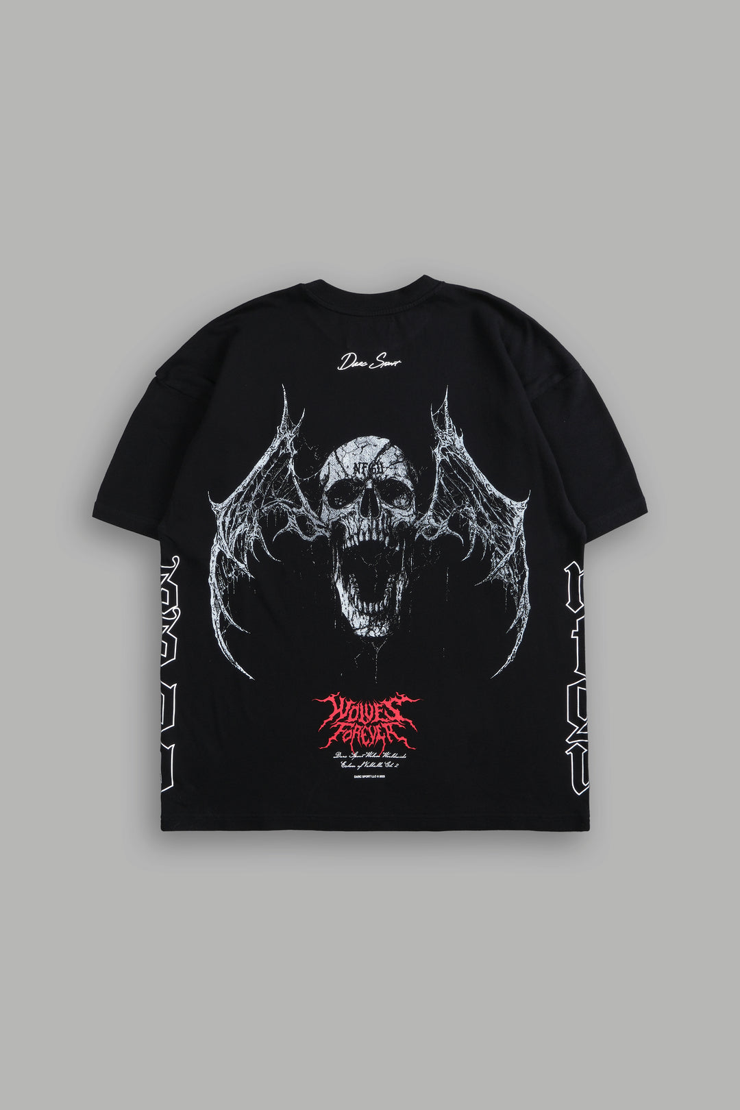 Darc Wings "Side By Side" Oversized Tee in Black
