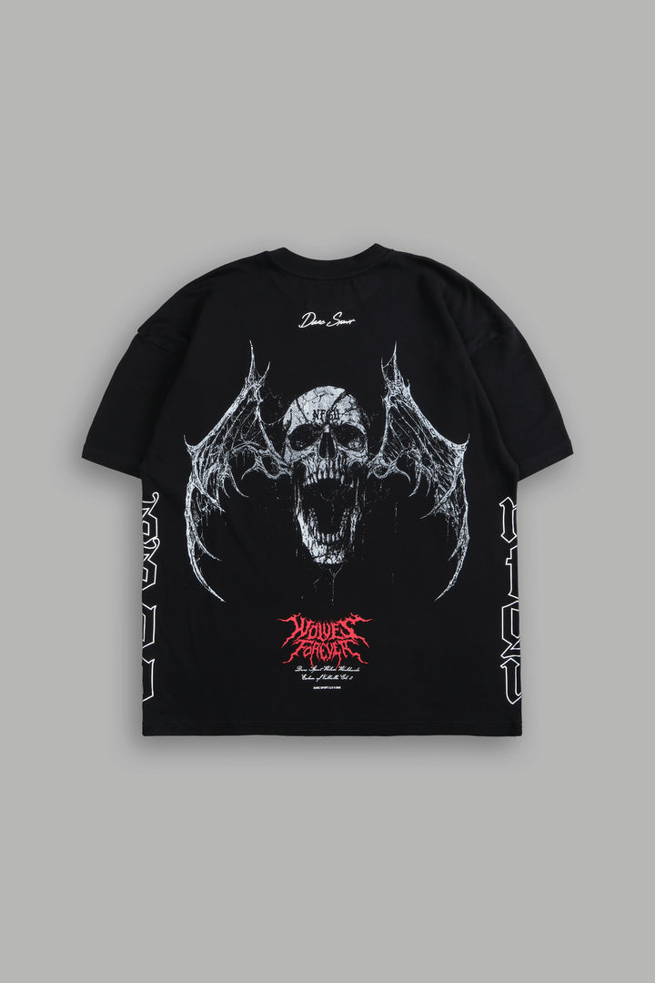 Darc Wings "Side By Side" Oversized Tee in Black
