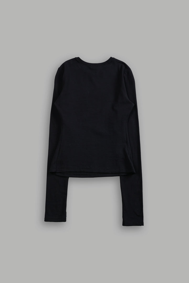 Single Wolf "Eden" L/S Tee in Black