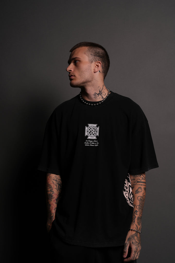 Our Lineage "Premium" Oversized Tee in Black