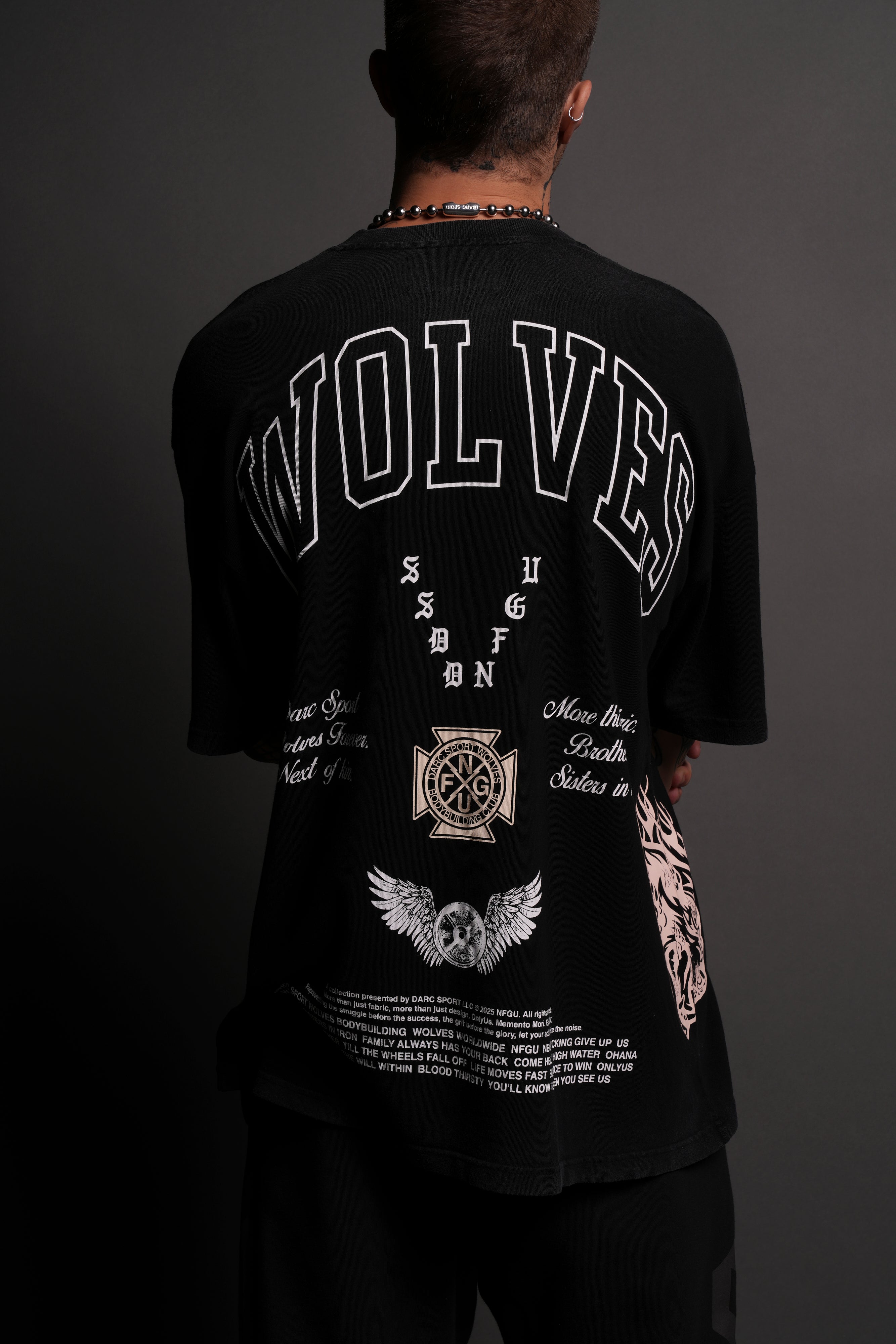 Our Lineage "Premium" Oversized Tee in Black