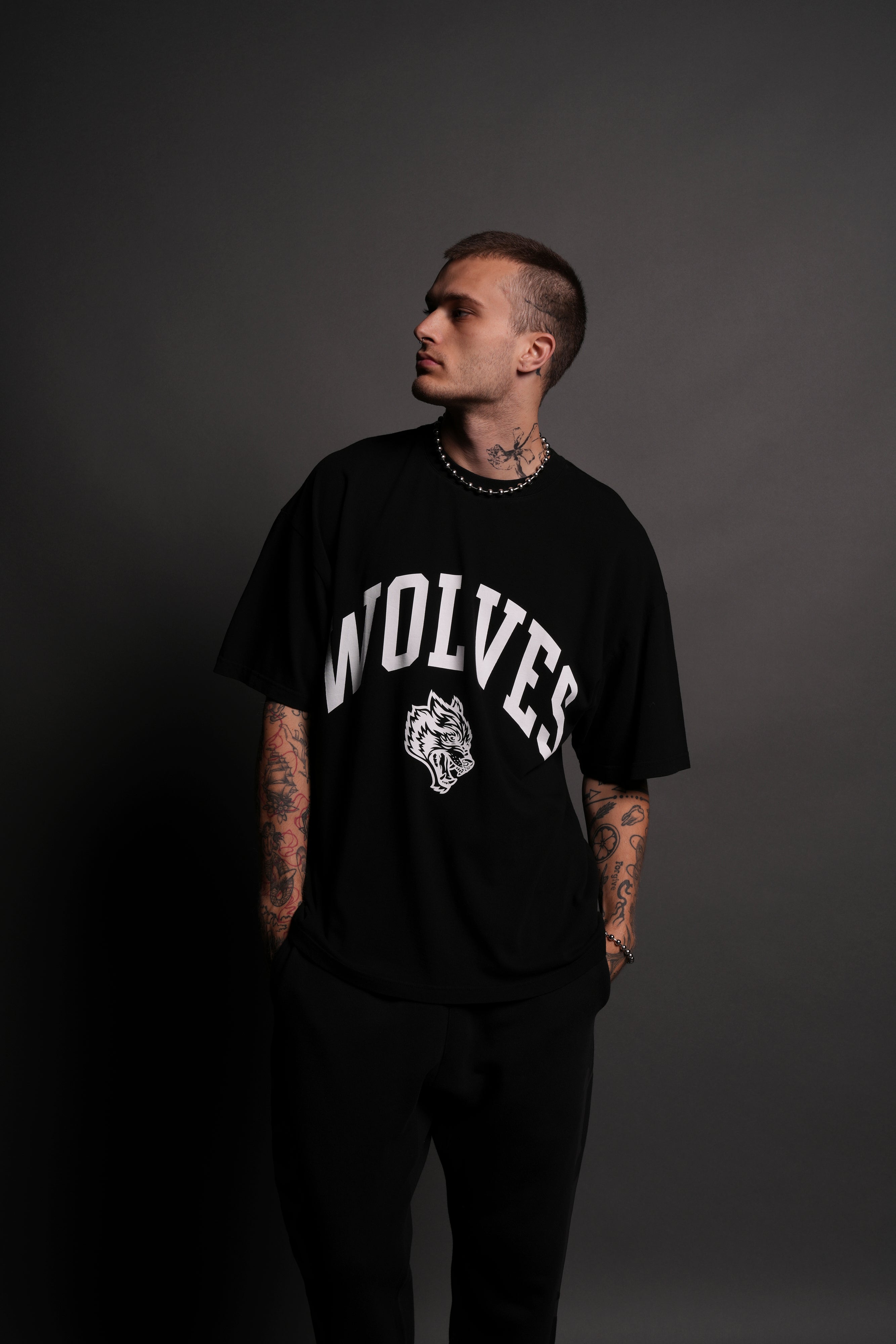 Loyalty "Premium" Oversized Unisex Tee in Black