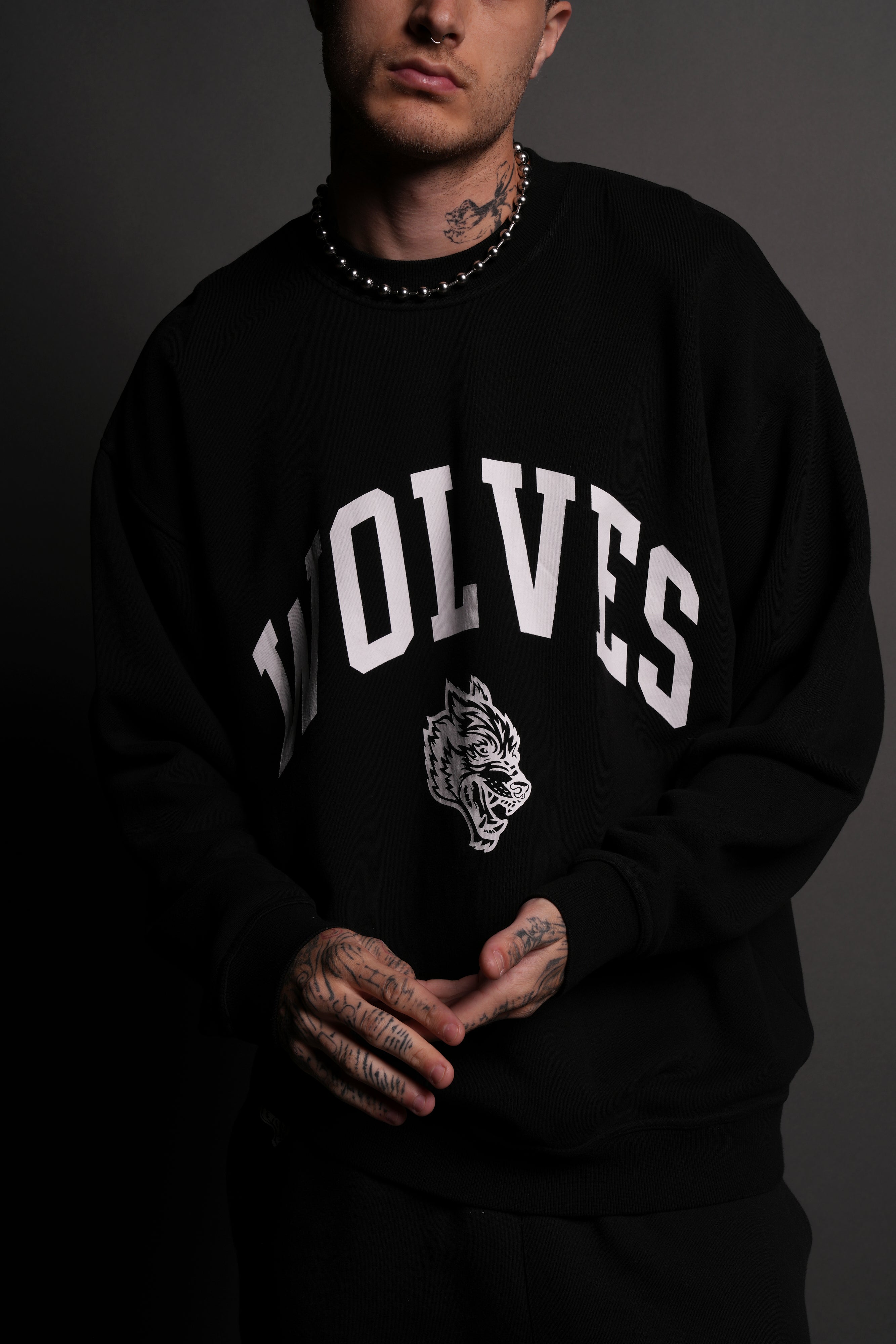 Loyalty London Unisex Crewneck in Black