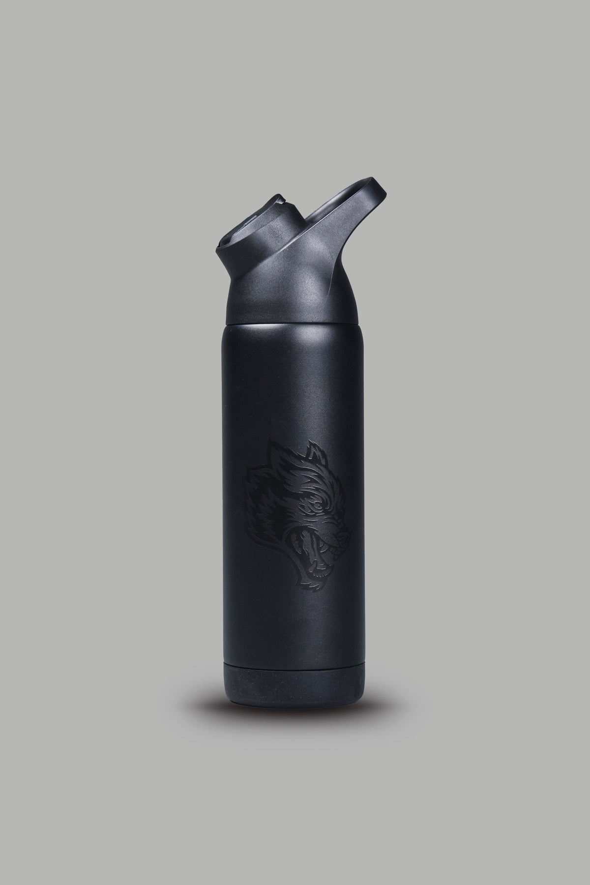 Wolves Forever Slim Water Jug in Black