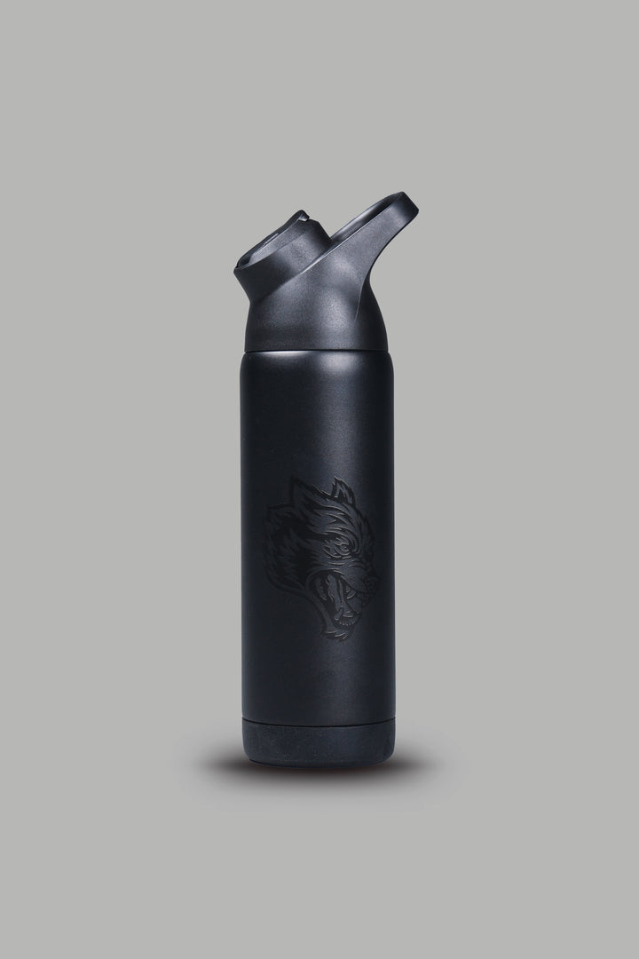 Wolves Forever Slim Water Jug in Black