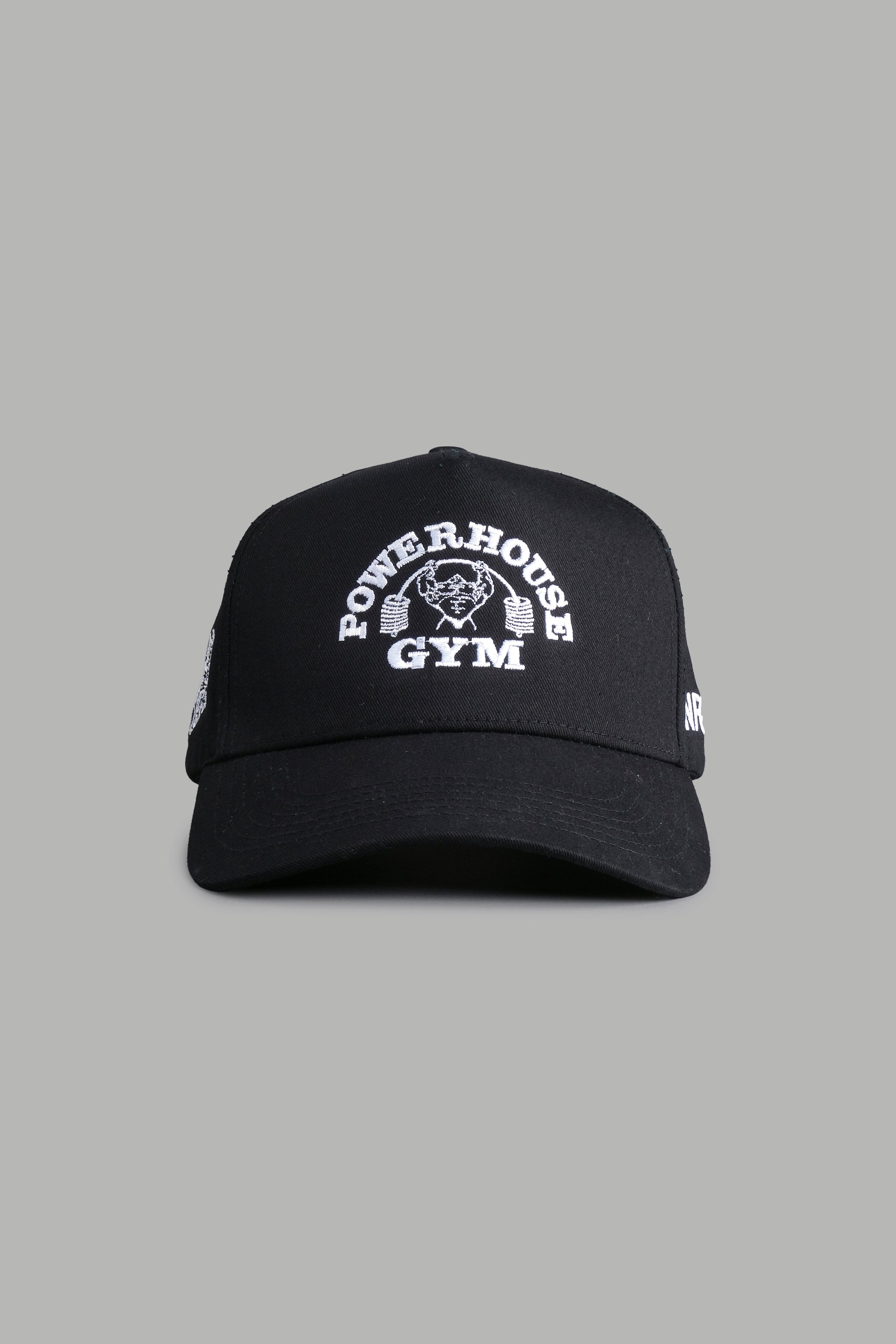 Powerhouse Of The Wolves 5 Panel Hat in Black