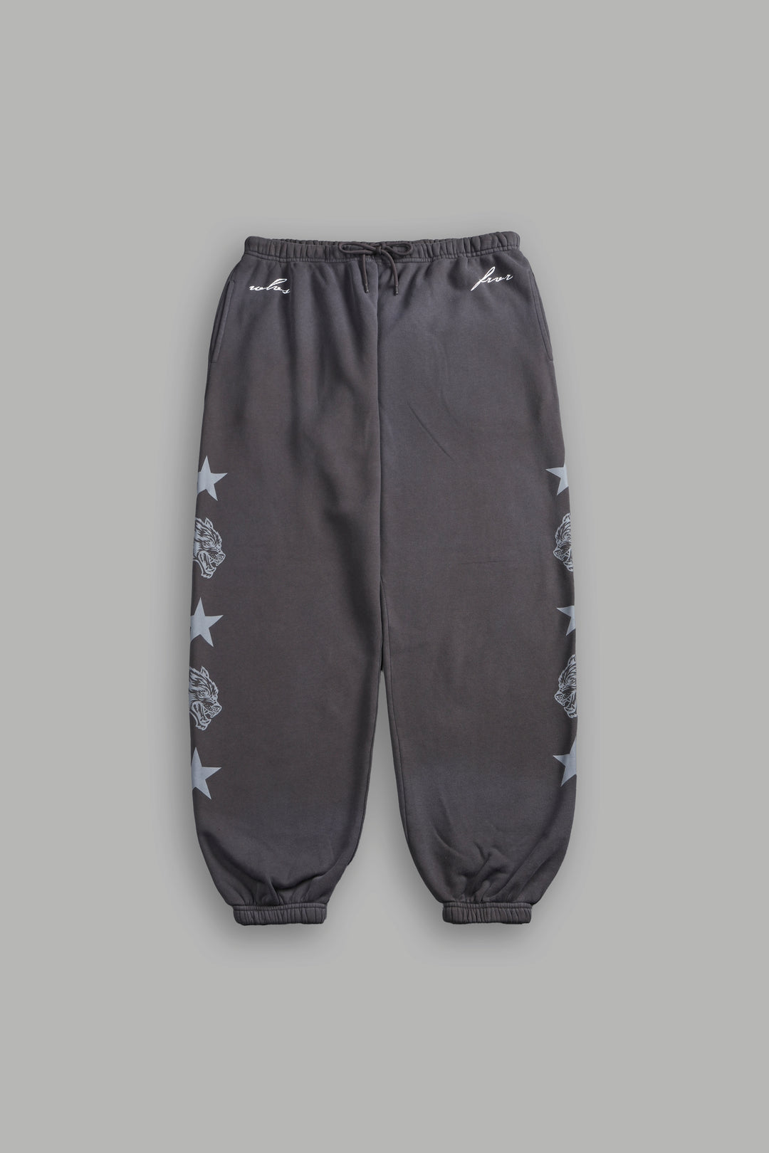 Wolf Star Lightweight Lounger Sweat Pants in Wolf Gray Drift Wash