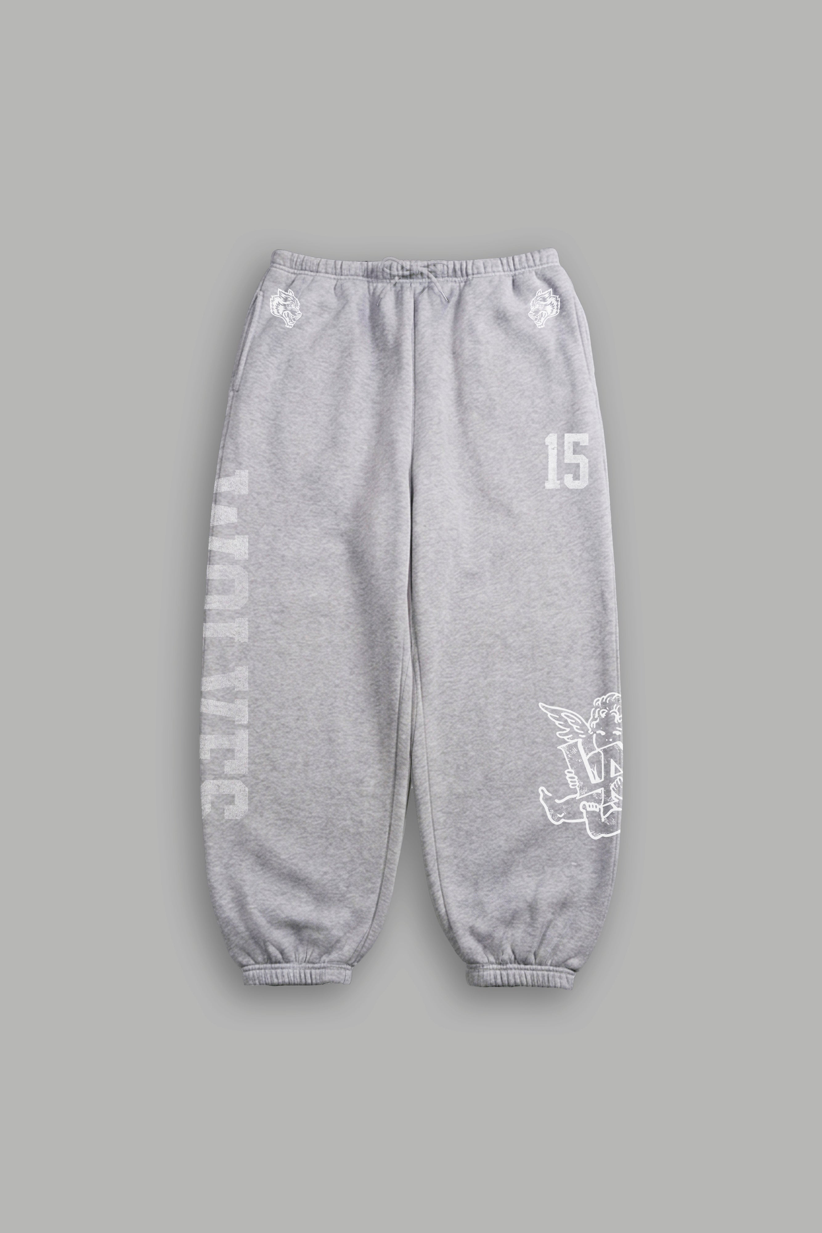 Est Mmxv Lightweight Lounger Sweat Pants in Light Athletic Gray