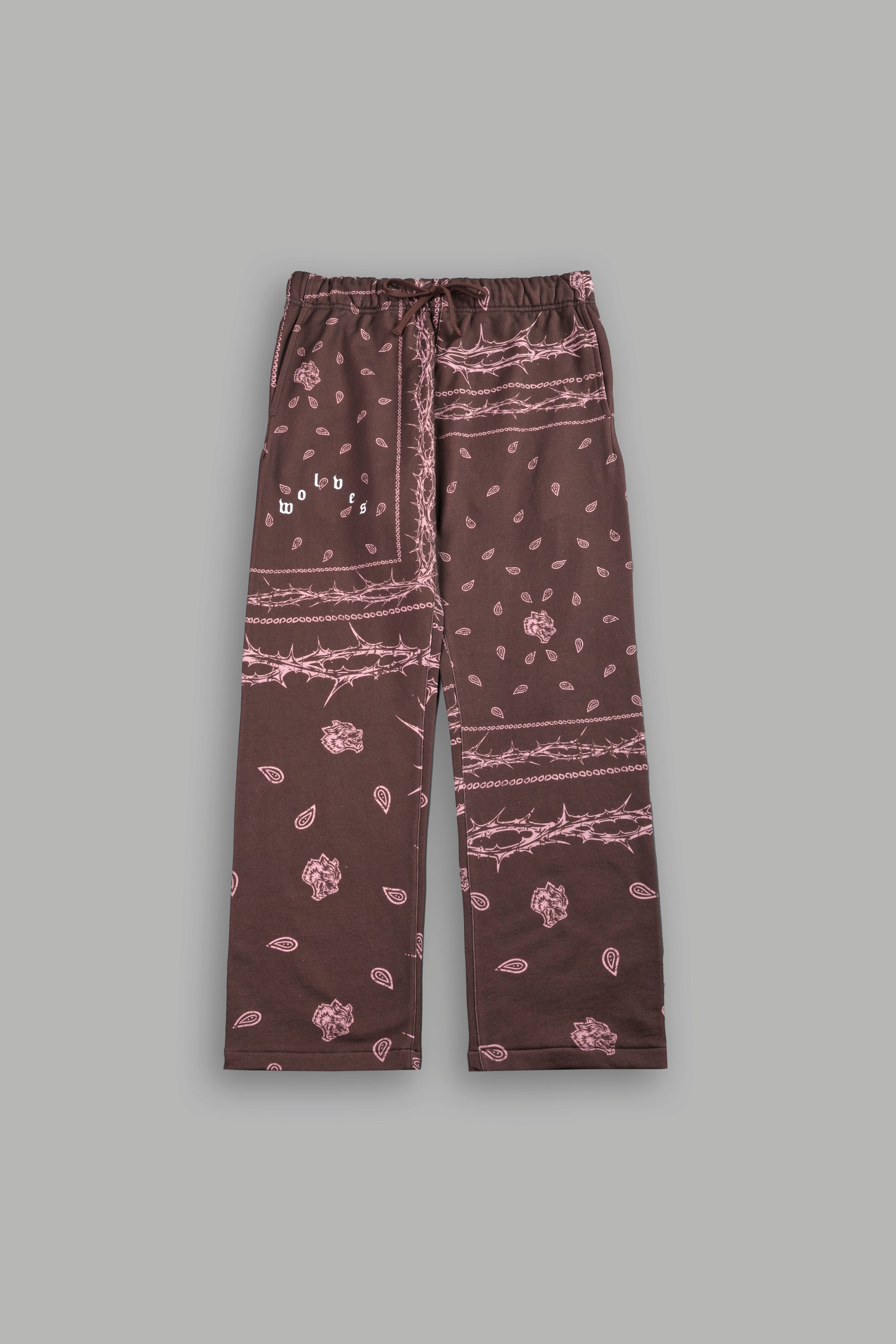 Wolves Pyramid Bigelow Sweat Pants in Desert Dust Thorn Paisley