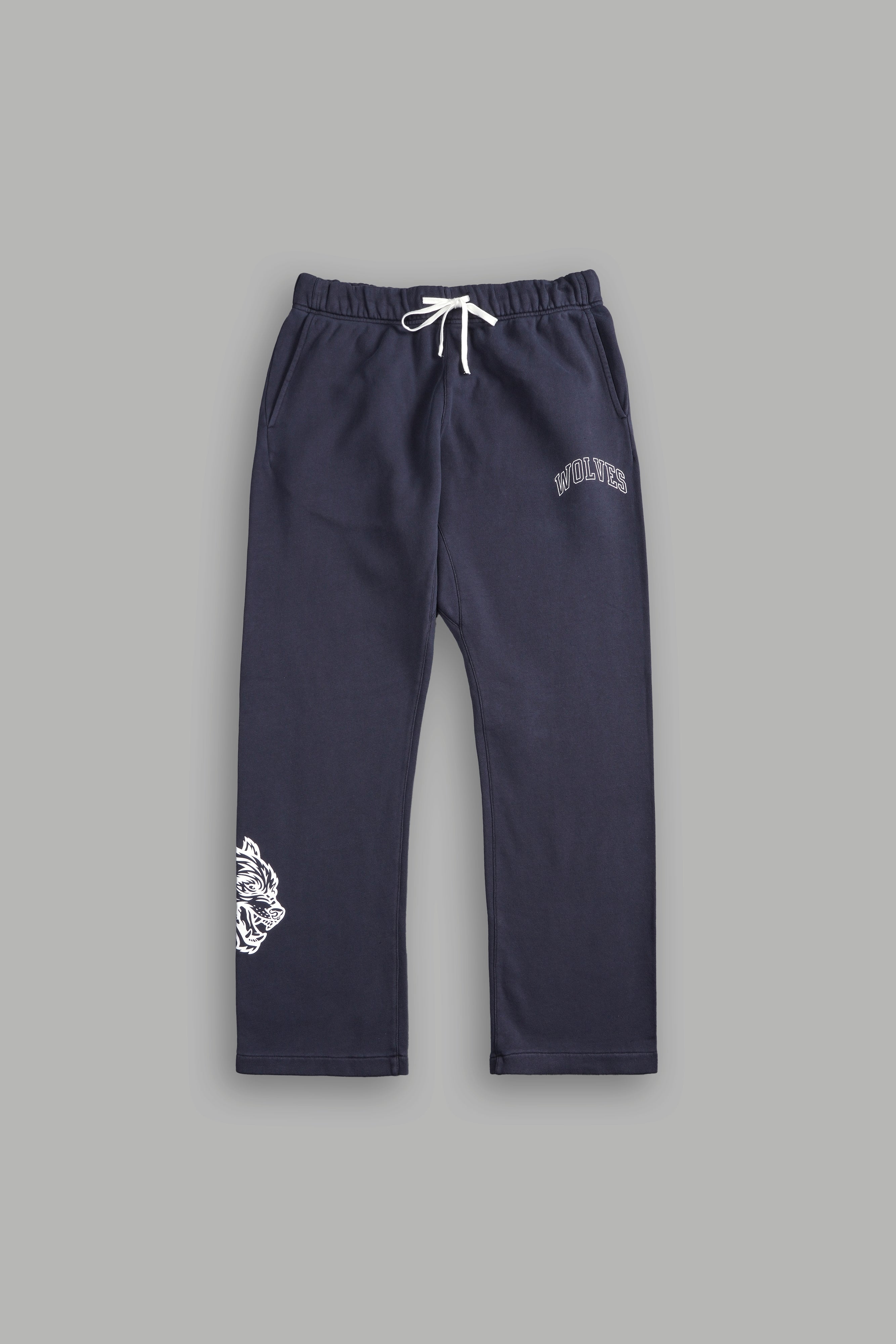 Big Wolf Loyalty Bigelow Sweat Pants in Midnight Blue