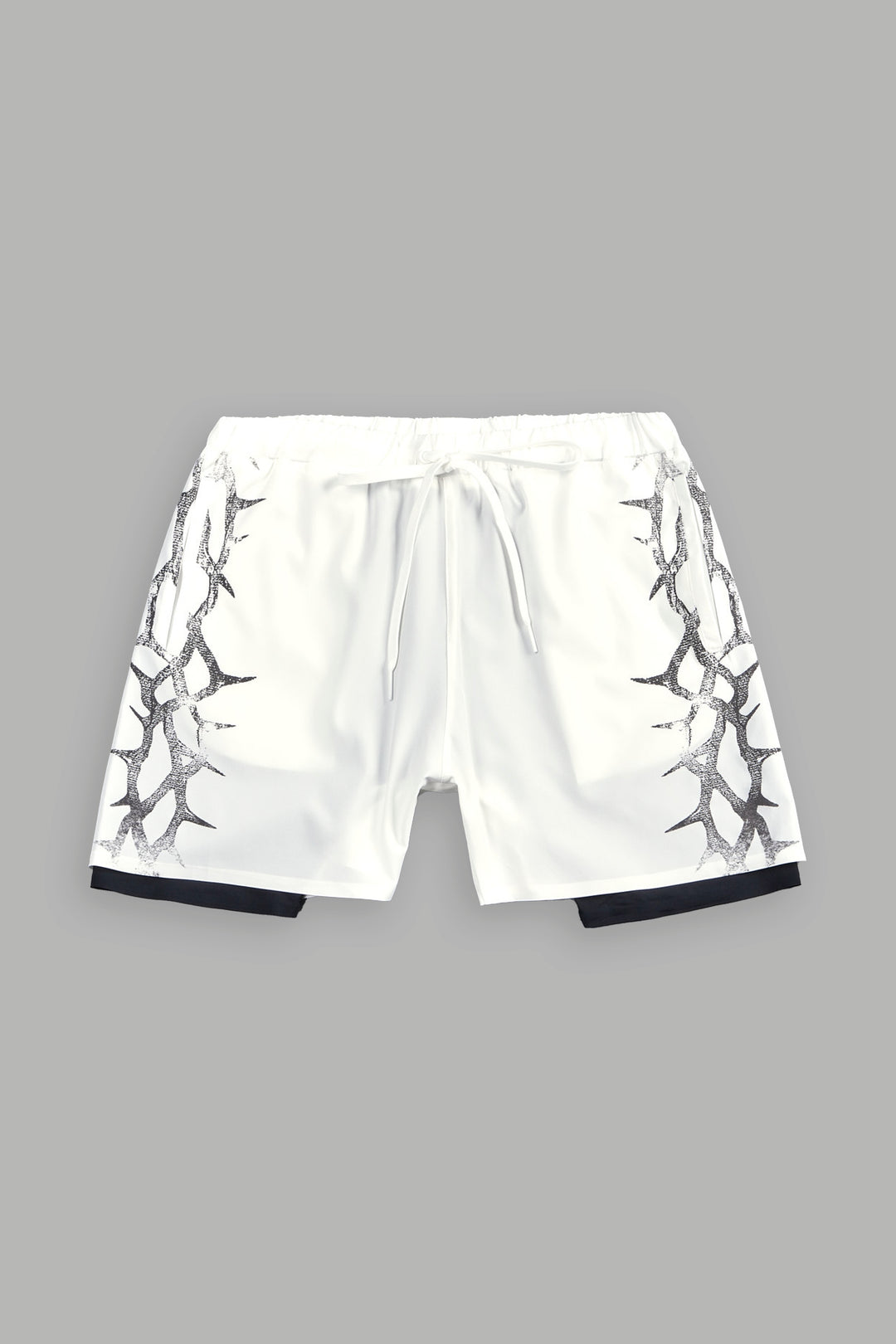 Thorn Corazon Compression Shorts In Cream