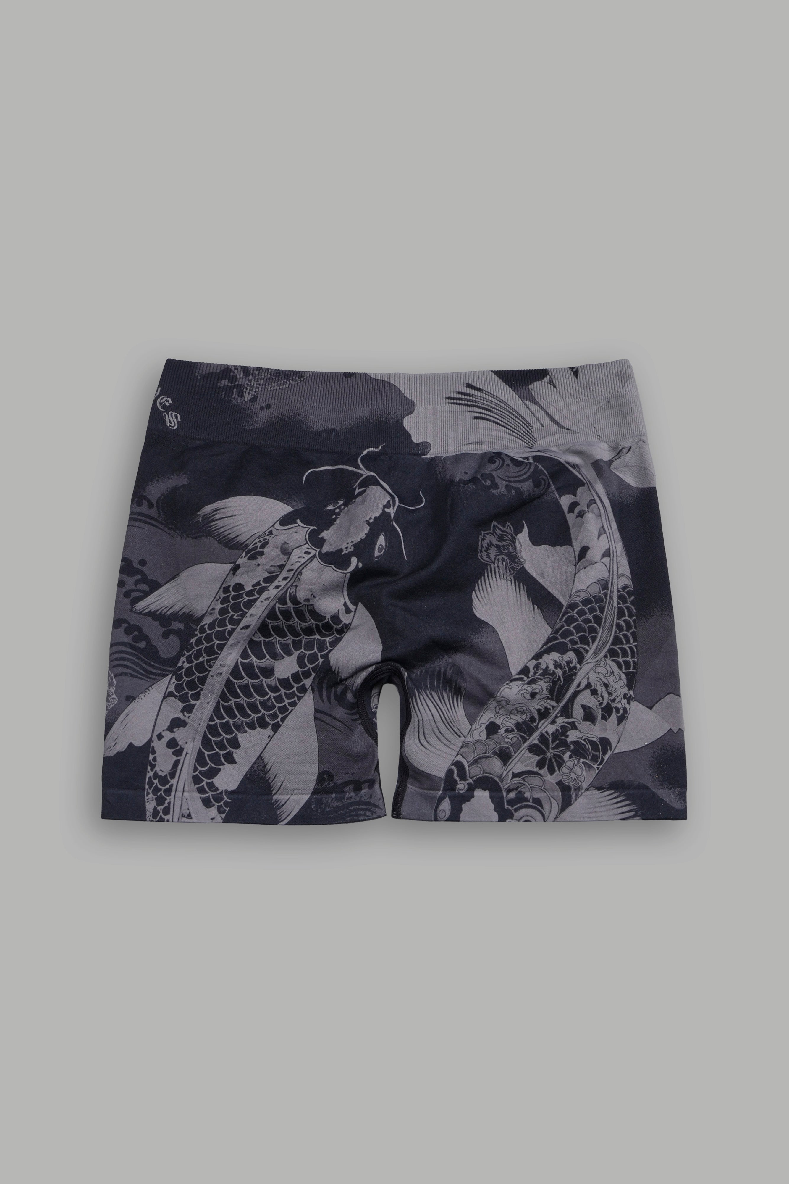 Darc Koi Harlow Soft Seamless Shorts in Serenity Black