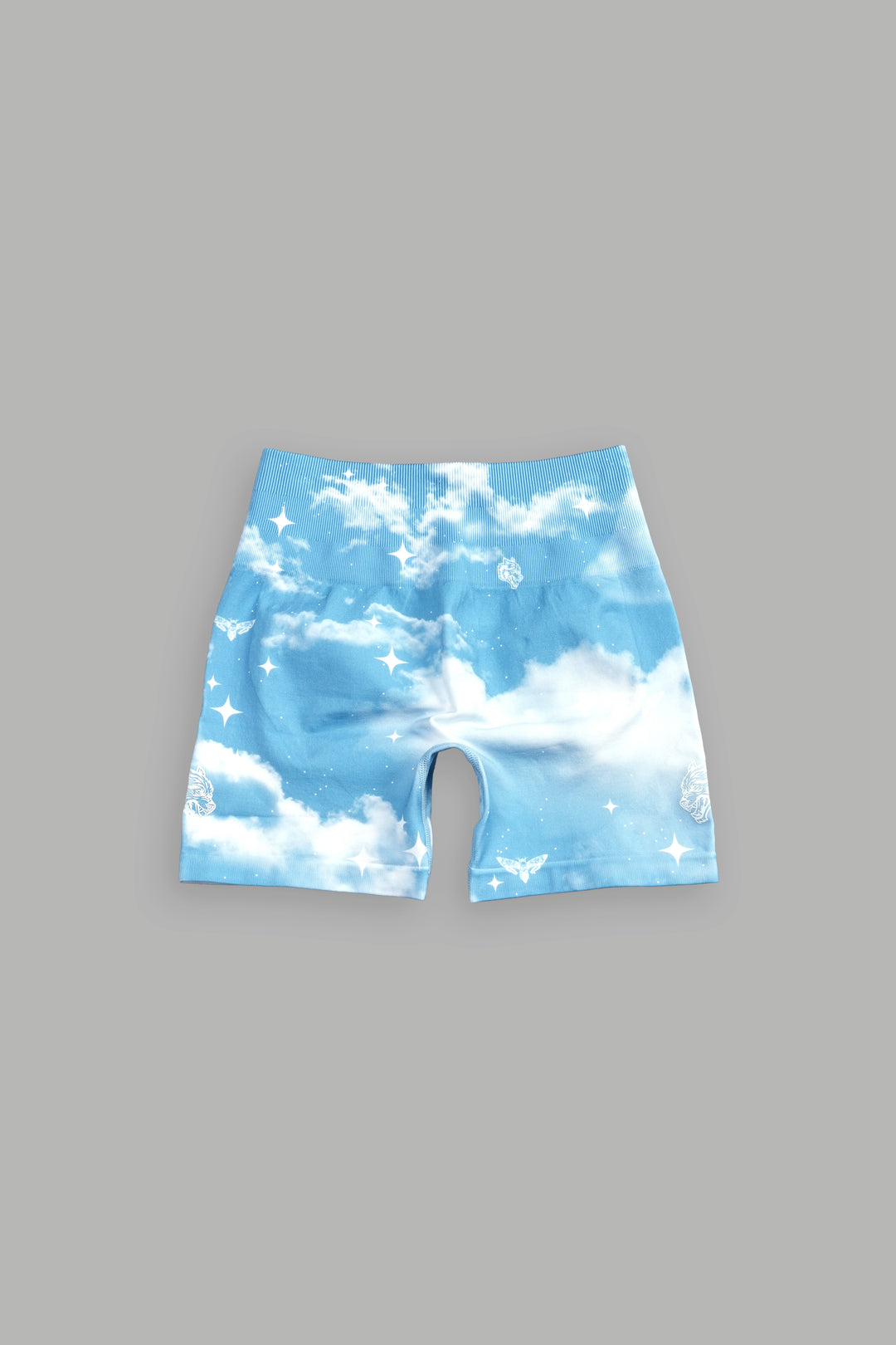 Dual Finite Code Everson Seamless "Training" Shorts in Greek Stone Starry Sky