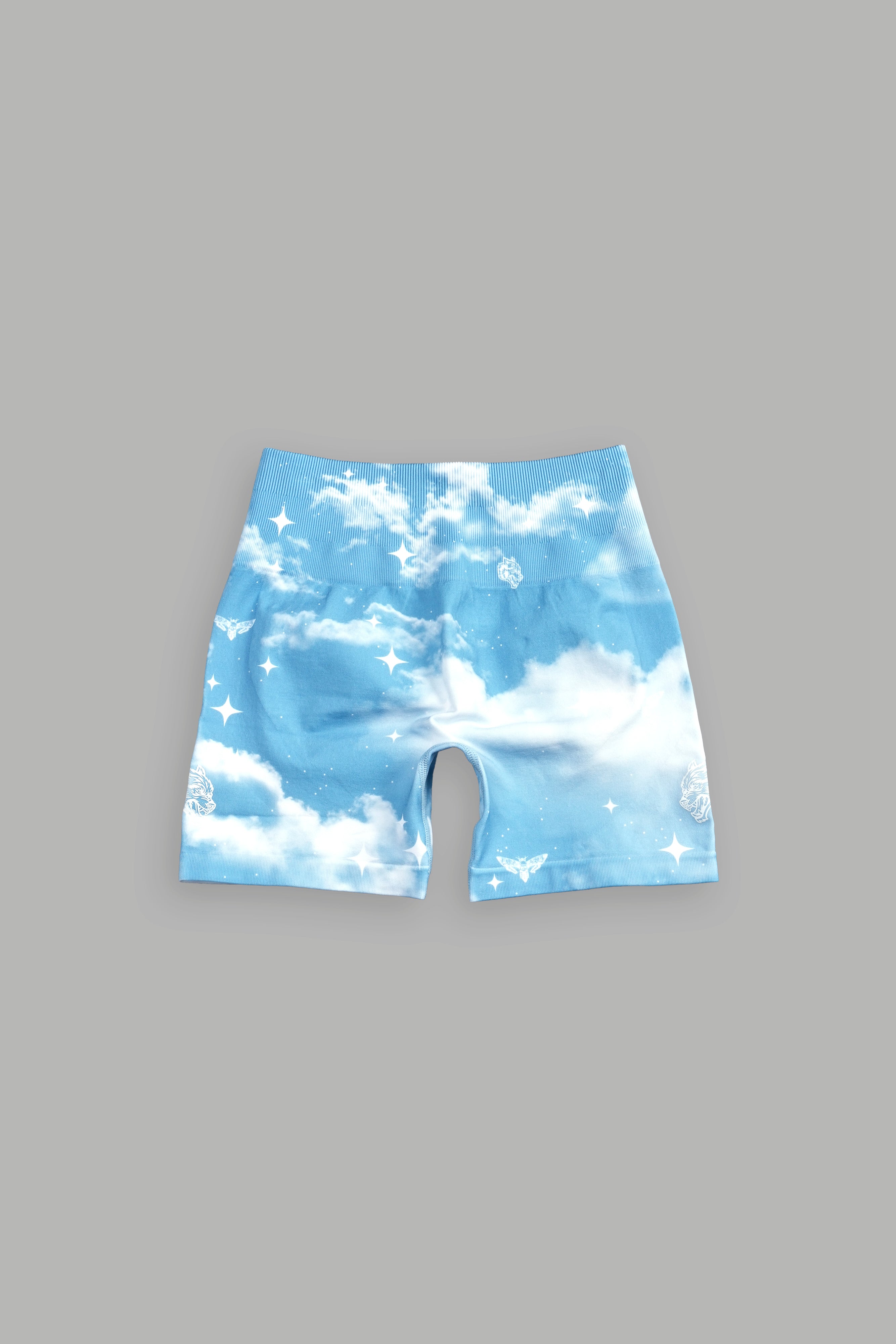 Dual Finite Code Everson Seamless "Training" Shorts in Greek Stone Starry Sky