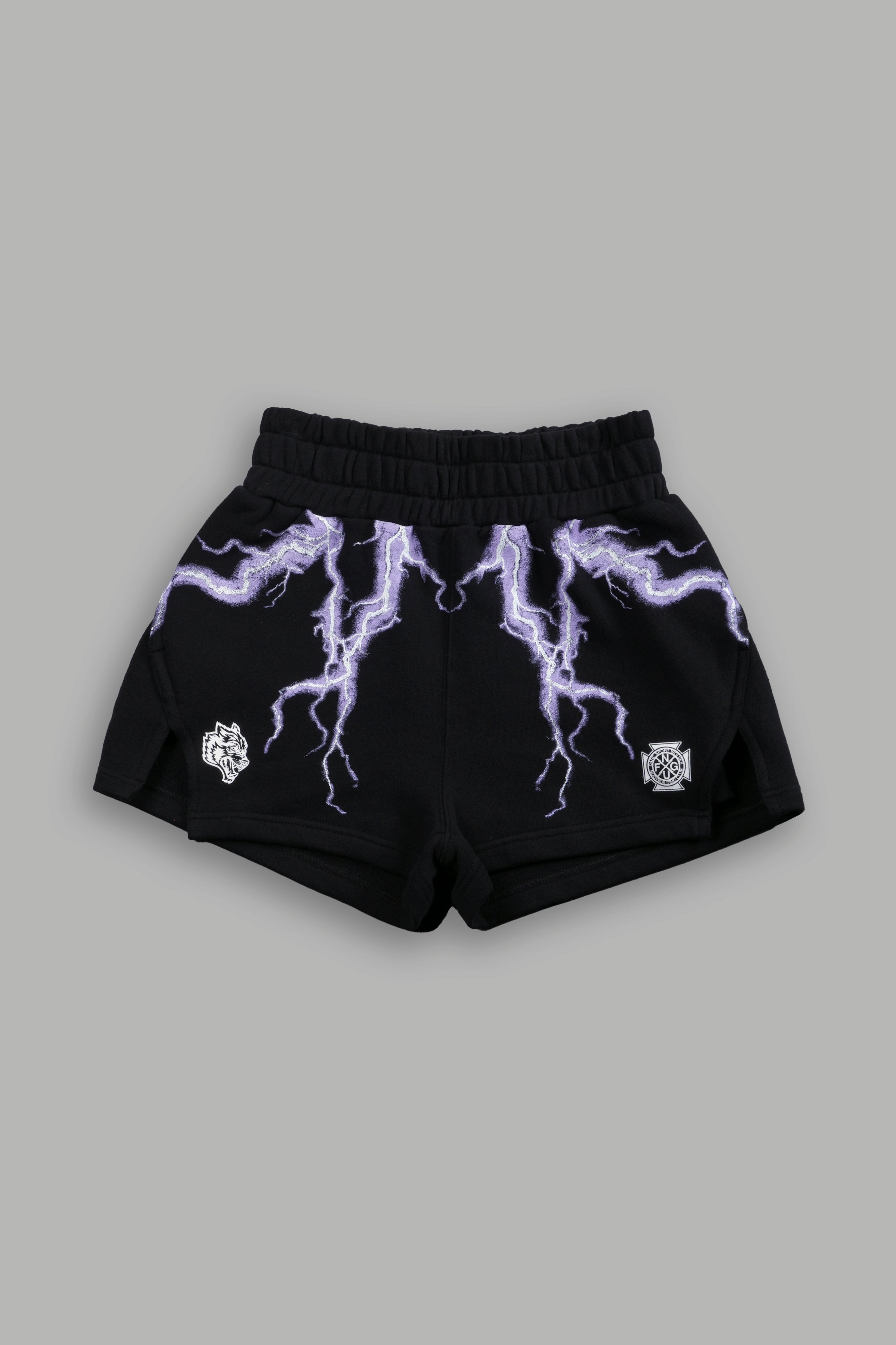 Ride The Lightning She Tyler Shorts in Black