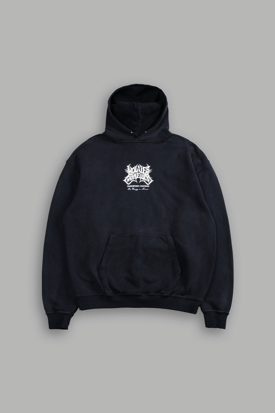 Born in the Shadows "Pierce" Hoodie in Black Drift Wash