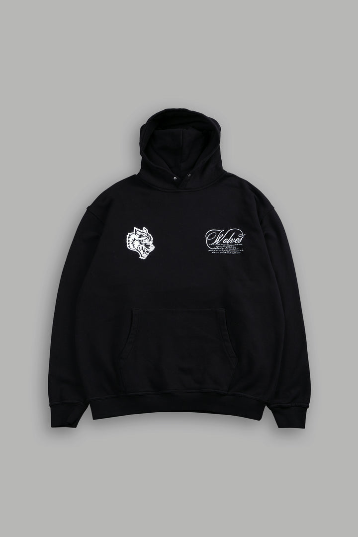 (1 OF 500) Unleash The Beast "P" Hoodie in Black