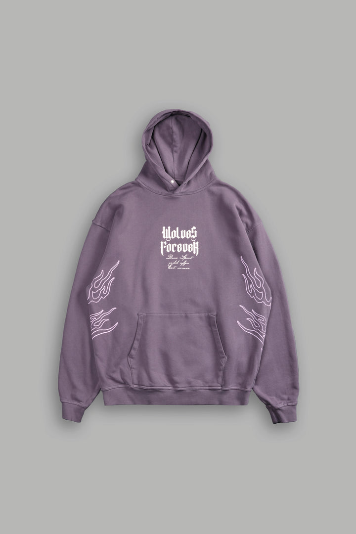 Live Or Die "Cornell" Hoodie in Plum