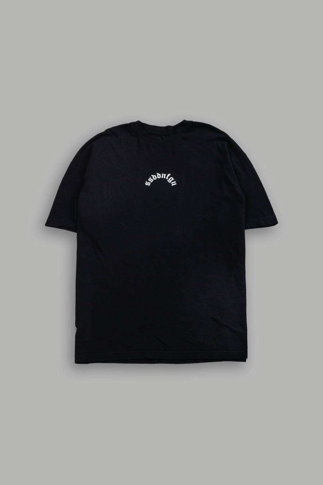 Our Sacrifice Premium Oversized Tee in Black Sun Fade