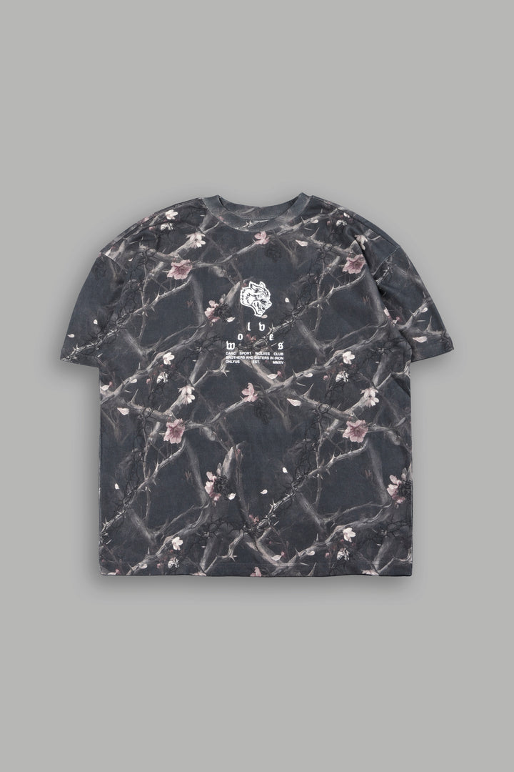 Big Wolf Head Premium Oversized Tee In All Of Us Camo