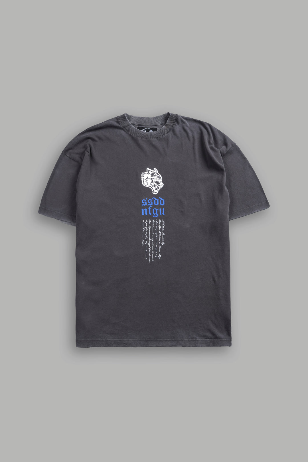 Relentless Premium Oversized Tee in Wolf Gray