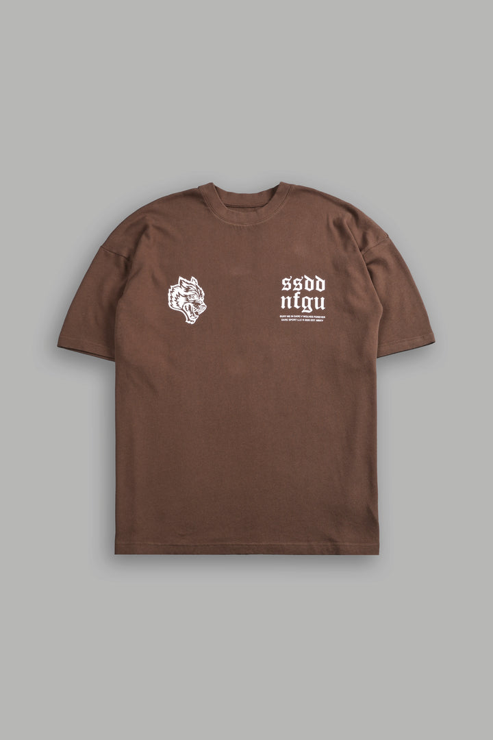 Darc Storm "Premium" Oversized Tee in Desert Dust