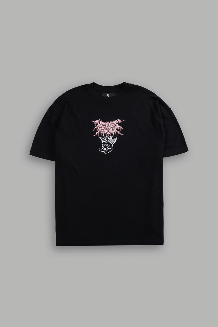 Cherub Core "Premium" Oversized Tee in Black
